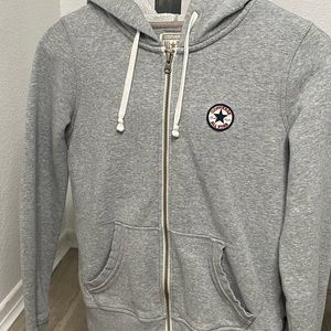 Converse zip up hoodie